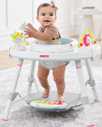 Skip Hop Explore & More 3 Stage Activity Center-Musical Light-Up Piano With 3 Modes-360 Degree Rotating Seat-Learning & Educational Toys-4M+Silver Lining Cloud