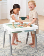 Skip Hop Discoverosity 3-in-1 Sensory Activity Centre & Table-24-Piece Set-Floor & Table Play, Removable Legs, 30+ Activities, Sensory Tools, Activity Guide-Learning & Educational Toys-18M+
