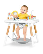 Skip Hop Discoverosity Montessori 3 Stage Activity Center-25+ Activities-360 Degree Rotating Seat-Learning & Educational Toys-4M+