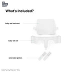 Stokke Tripp Trapp Baby Set² - Attachment for Tripp Trapp Chair (6–36 Months), Supports Baby’s Sitting Development, Easy to Install Without Tools - White