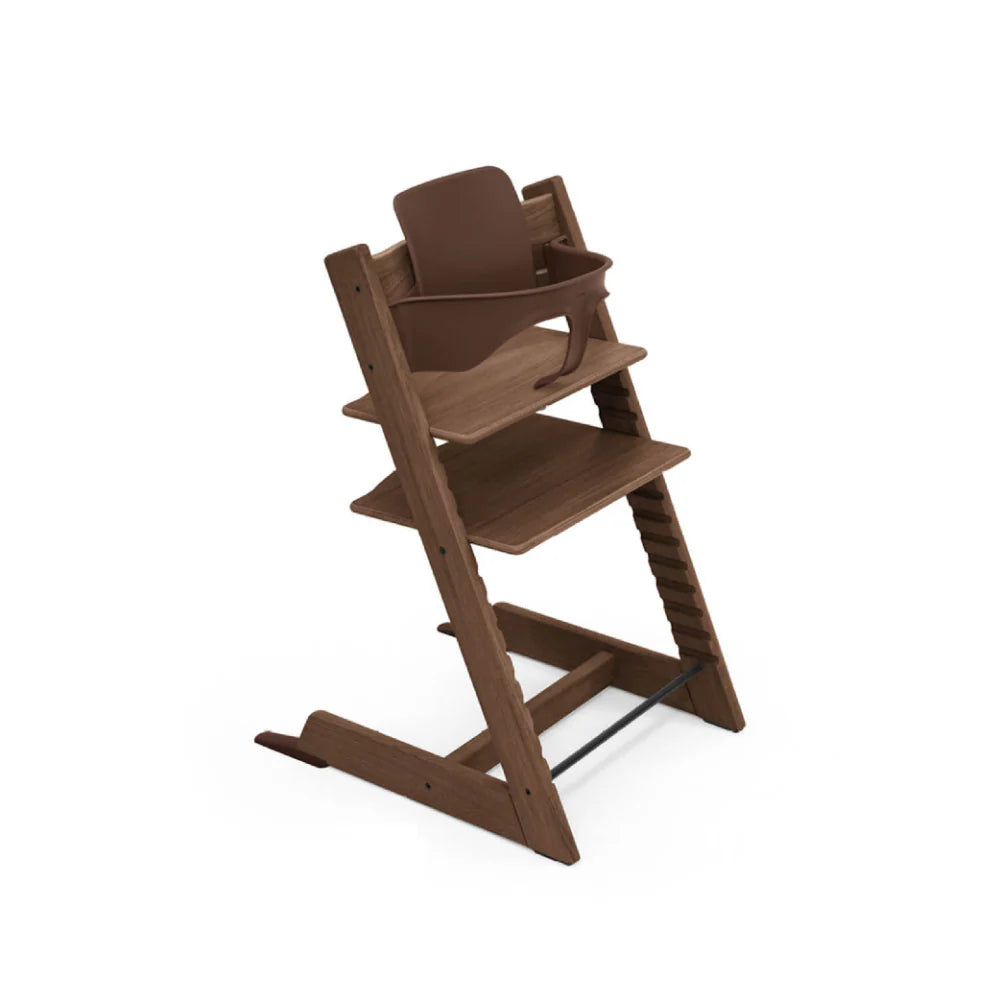 Stokke Tripp Trapp Baby Set² - Attachment for Tripp Trapp Chair (6–36 Months), Supports Baby’s Sitting Development, Easy to Install Without Tools - Warm Brown
