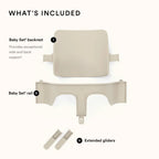 Stokke Tripp Trapp Baby Set² - Attachment for Tripp Trapp Chair (6–36 Months), Supports Baby’s Sitting Development, Easy to Install Without Tools - Vanila
