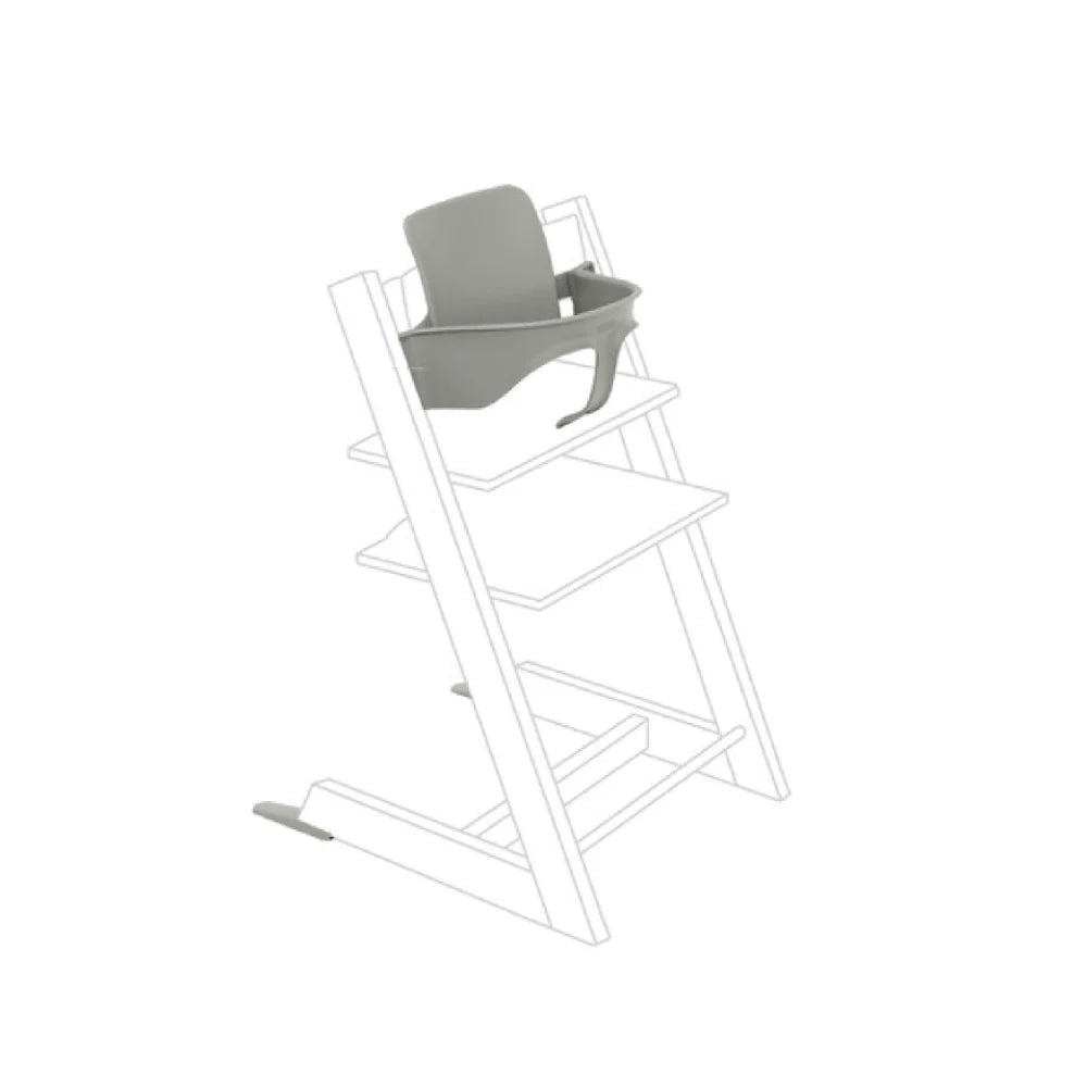 Stokke Tripp Trapp Baby Set² - Attachment for Tripp Trapp Chair (6–36 Months), Supports Baby’s Sitting Development, Easy to Install Without Tools - green