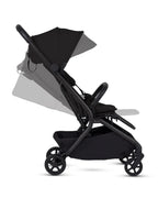 Silver Cross Nia-World's First & Only Cabin Approved Stroller in Both Stroller & Carry Cot Mode-One Hand Fold-Flat Reclining Seat-Travel System Compatible-2 Years Warranty-For 0 to 4Y (Upto 22 kg)-Onyx
