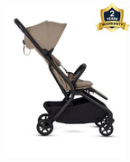 Silver Cross Nia-World's First & Only Cabin Approved Stroller in Both Stroller & Carry Cot Mode-One Hand Fold-Flat Reclining Seat-Travel System Compatible-2 Years Warranty-For 0 to 4Y (Upto 22 kg)-Champagne