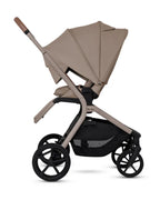 Silver Cross Breez Stroller-Height Adjustable, Reversible & Flat Reclining Seat-Adjustable Parent Handle Bar-One Hand Fold Even With Carry Cot Attached-2 Years Warranty-For 0 to 4Y (Upto 22 kg)-Champagne