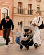 Silver Cross Breez Stroller-Height Adjustable, Reversible & Flat Reclining Seat-Adjustable Parent Handle Bar-One Hand Fold Even With Carry Cot Attached-2 Years Warranty-For 0 to 4Y (Upto 22 kg)-Champagne