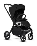 Silver Cross Breez Stroller-Height Adjustable, Reversible & Flat Reclining Seat-Adjustable Parent Handle Bar-One Hand Fold Even With Carry Cot Attached-2 Years Warranty-For 0 to 4Y (Upto 22 kg)-Onyx