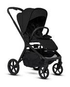 Silver Cross Breez Stroller-Height Adjustable, Reversible & Flat Reclining Seat-Adjustable Parent Handle Bar-One Hand Fold Even With Carry Cot Attached-2 Years Warranty-For 0 to 4Y (Upto 22 kg)-Onyx