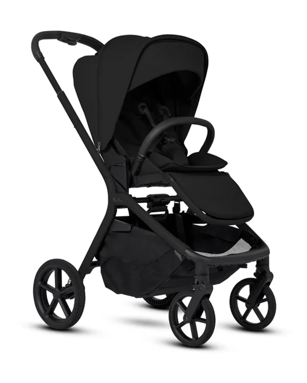 Silver Cross Breez Stroller-Height Adjustable, Reversible & Flat Reclining Seat-Adjustable Parent Handle Bar-One Hand Fold Even With Carry Cot Attached-2 Years Warranty-For 0 to 4Y (Upto 22 kg)-Onyx