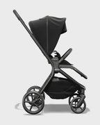 Silver Cross Breez Stroller-Height Adjustable, Reversible & Flat Reclining Seat-Adjustable Parent Handle Bar-One Hand Fold Even With Carry Cot Attached-2 Years Warranty-For 0 to 4Y (Upto 22 kg)-Onyx