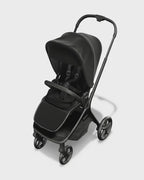 Silver Cross Breez Stroller-Height Adjustable, Reversible & Flat Reclining Seat-Adjustable Parent Handle Bar-One Hand Fold Even With Carry Cot Attached-2 Years Warranty-For 0 to 4Y (Upto 22 kg)-Onyx