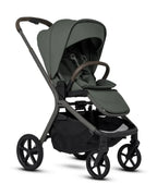 Silver Cross Breez Stroller-Height Adjustable, Reversible & Flat Reclining Seat-Adjustable Parent Handle Bar-One Hand Fold Even With Carry Cot Attached-2 Years Warranty-For 0 to 4Y (Upto 22 kg)-Pewter