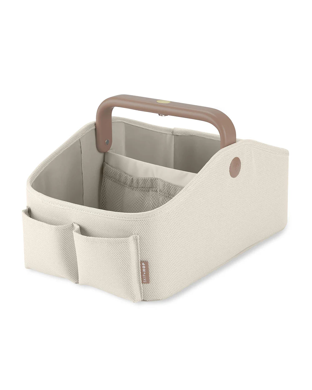 Skip Hop Light Up Diaper Caddy-With Side Pockets-Oat