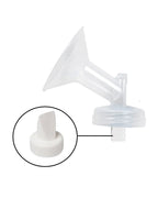 Spectra Single Breast Flange with Duckbill Valve-Ensures Proper Suction for Pumping-Compatible with Spectra S1, S2, Synergy Gold Breast Pumps & Spectra Wide Neck Bottles-16mm
