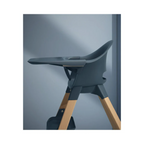 Stokke Clikk High Chair - Lightweight, Travel-Friendly Highchair for Baby with Tray & 5-Point Harness, Tool-Free Assembly in 1 Minute, Adjustable Footrest, Dishwasher-Safe BPA-Free Tray, Suitable for Babies & Toddlers 6-36 Months (Up to 15 kg) Fjord Blue