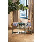 Stokke Tripp Trapp Highchair for Life - Adjustable Wooden Highchair for Baby, Toddlers & Adults,Ergonomic Seat with Posture Support,Timeless Scandinavian Design,Durable Solid Wood,Perfect for Mealtime & Family Dinner,Max Weight Limit Upto 136kg Green