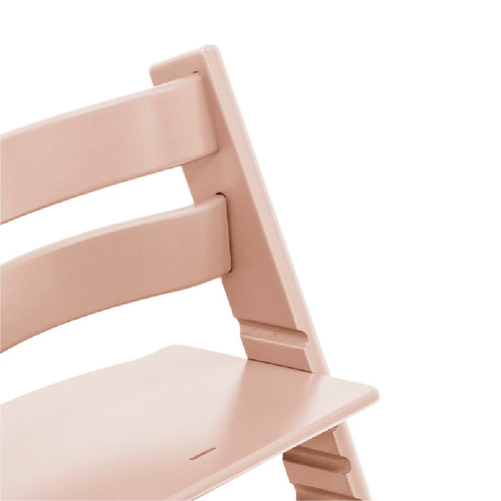 Stokke Tripp Trapp Highchair for Life - Adjustable Wooden Highchair for Baby, Toddlers & Adults,Ergonomic Seat with Posture Support,Timeless Scandinavian Design,Durable Solid Wood,Perfect for Mealtime & Family Dinner,Max Weight Limit Upto 136kg Pink