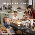 Stokke Tripp Trapp Highchair for Life - Adjustable Wooden Highchair for Baby, Toddlers & Adults,Ergonomic Seat with Posture Support,Timeless Scandinavian Design,Durable Solid Wood,Perfect for Mealtime & Family Dinner,Max Weight Limit Upto 136kg Vanila