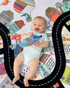 Skip Hop Doubleplay Reversible Playmat-Vibrant Village-Waterproof Foam-Playful Artwork-Easy to Clean-0M+