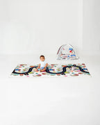 Skip Hop Doubleplay Reversible Playmat-Vibrant Village-Waterproof Foam-Playful Artwork-Easy to Clean-0M+