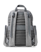 Skip Hop Luna Diaper Bag-Backpack-With Changing Pad-Wipes Pocket & Stroller Straps-Heather Grey
