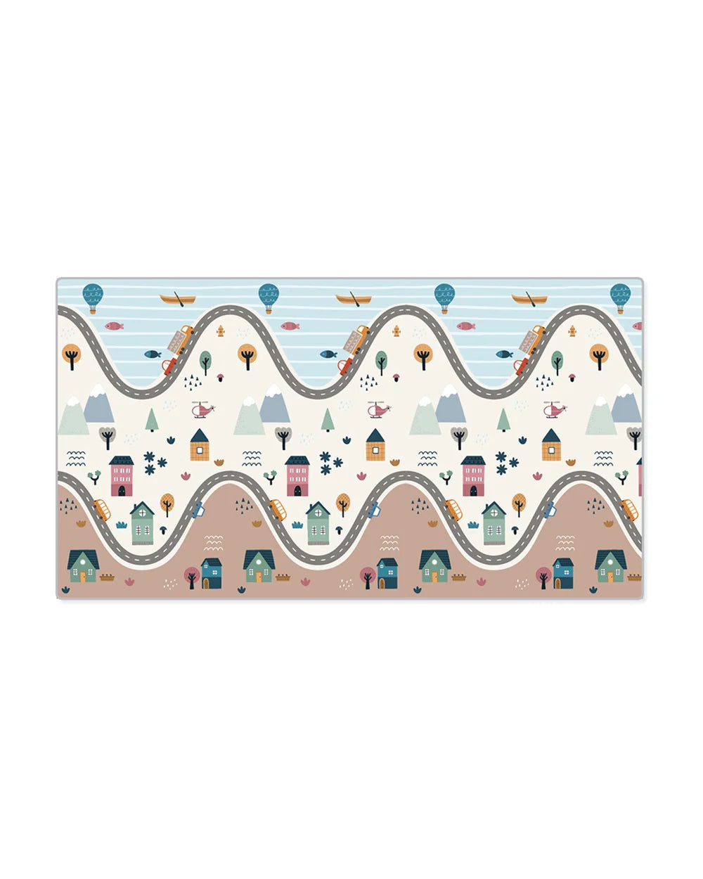 Sunta My First Playmat-City & Village-Shock Absorbing EVA Foam & Anti Slip Waterproof Surface-10M+