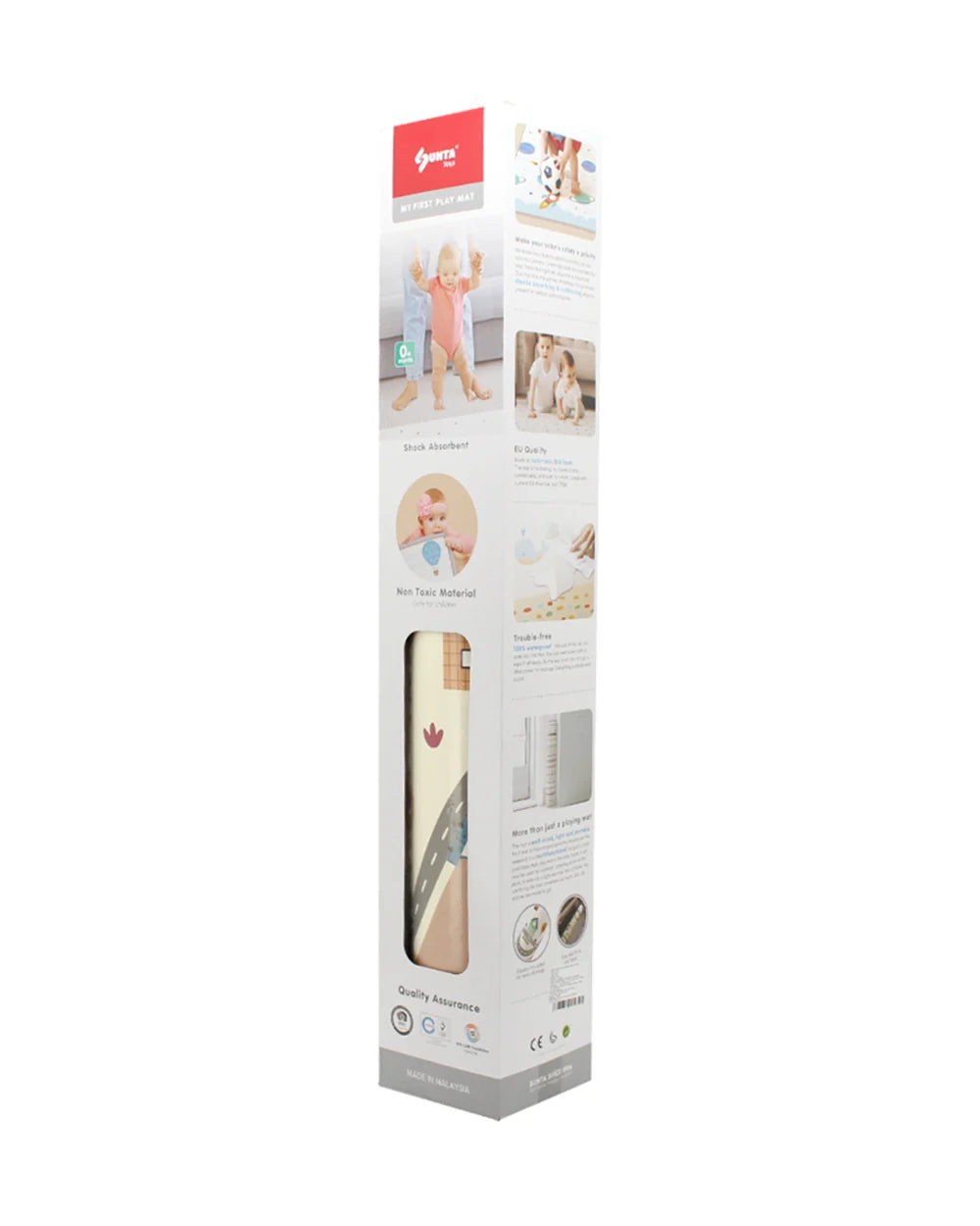 Sunta My First Playmat-City & Village-Shock Absorbing EVA Foam & Anti Slip Waterproof Surface-10M+