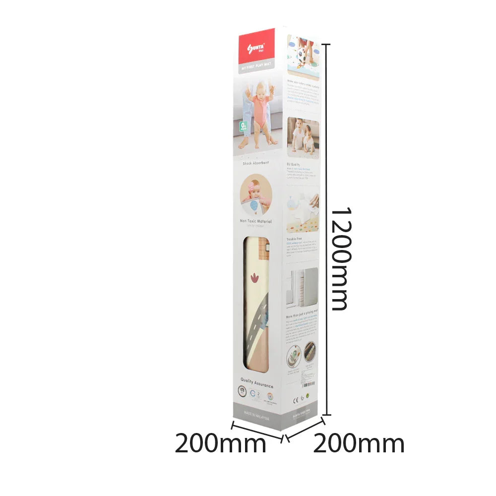 Sunta My First Playmat-City & Village-Shock Absorbing EVA Foam & Anti Slip Waterproof Surface-10M+