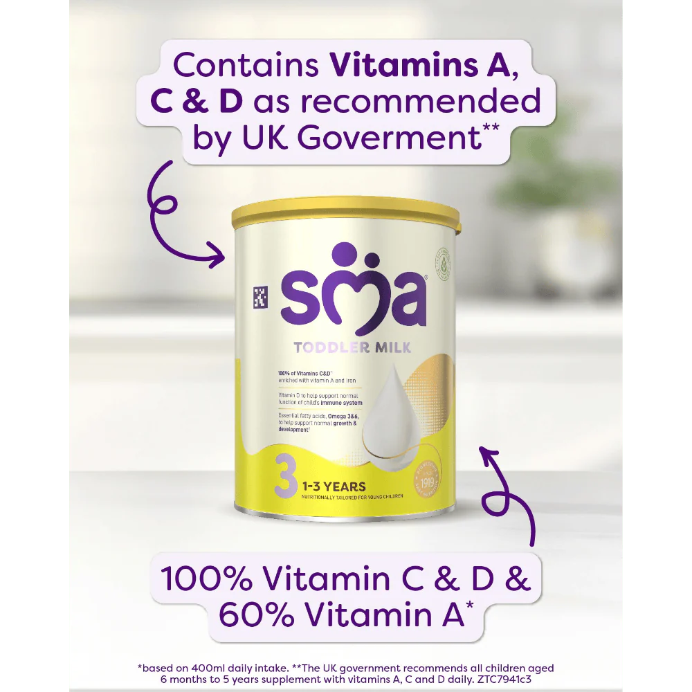 SMA Toddler Milk Powder Stage 3, 1-3 years - 800g
