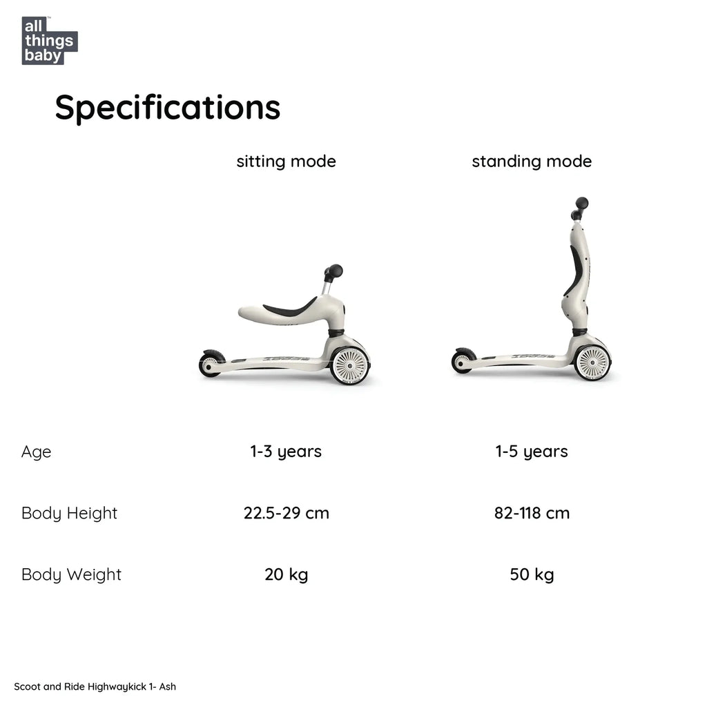 Scoot and Ride Highwaykick 1 - Ash
