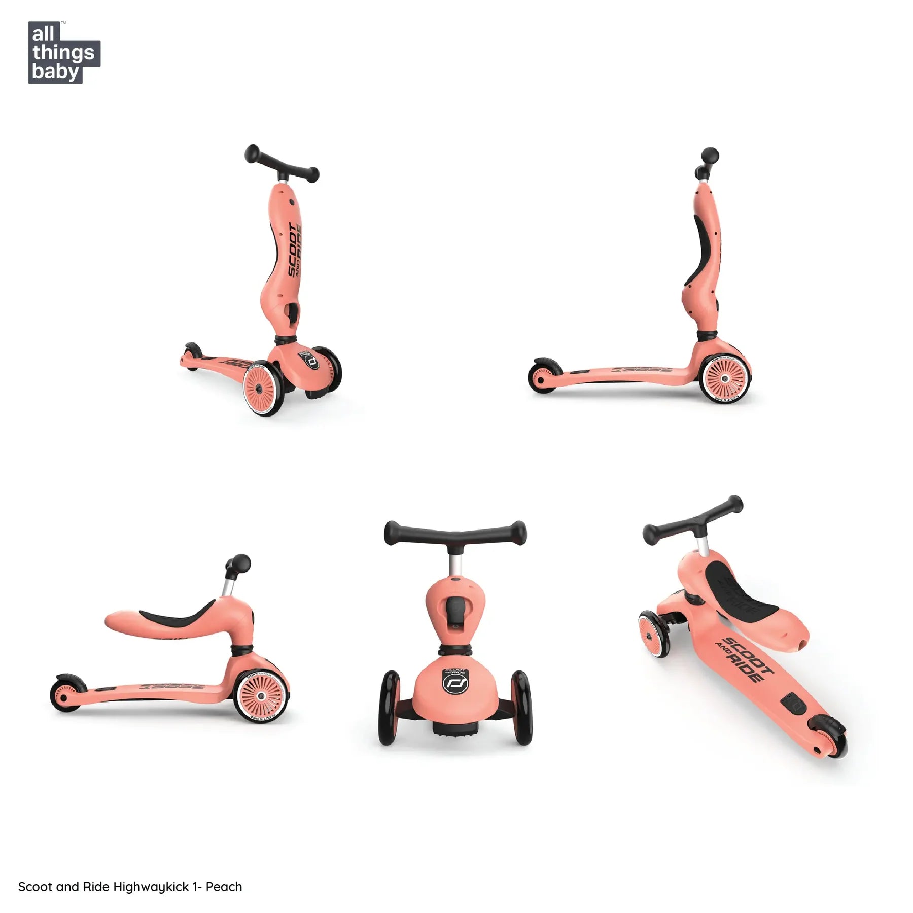 Scoot and Ride Highwaykick 1 - Peach