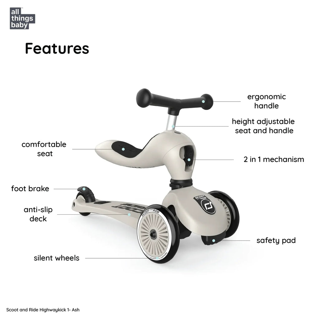 Scoot and Ride Highwaykick 1 - Ash