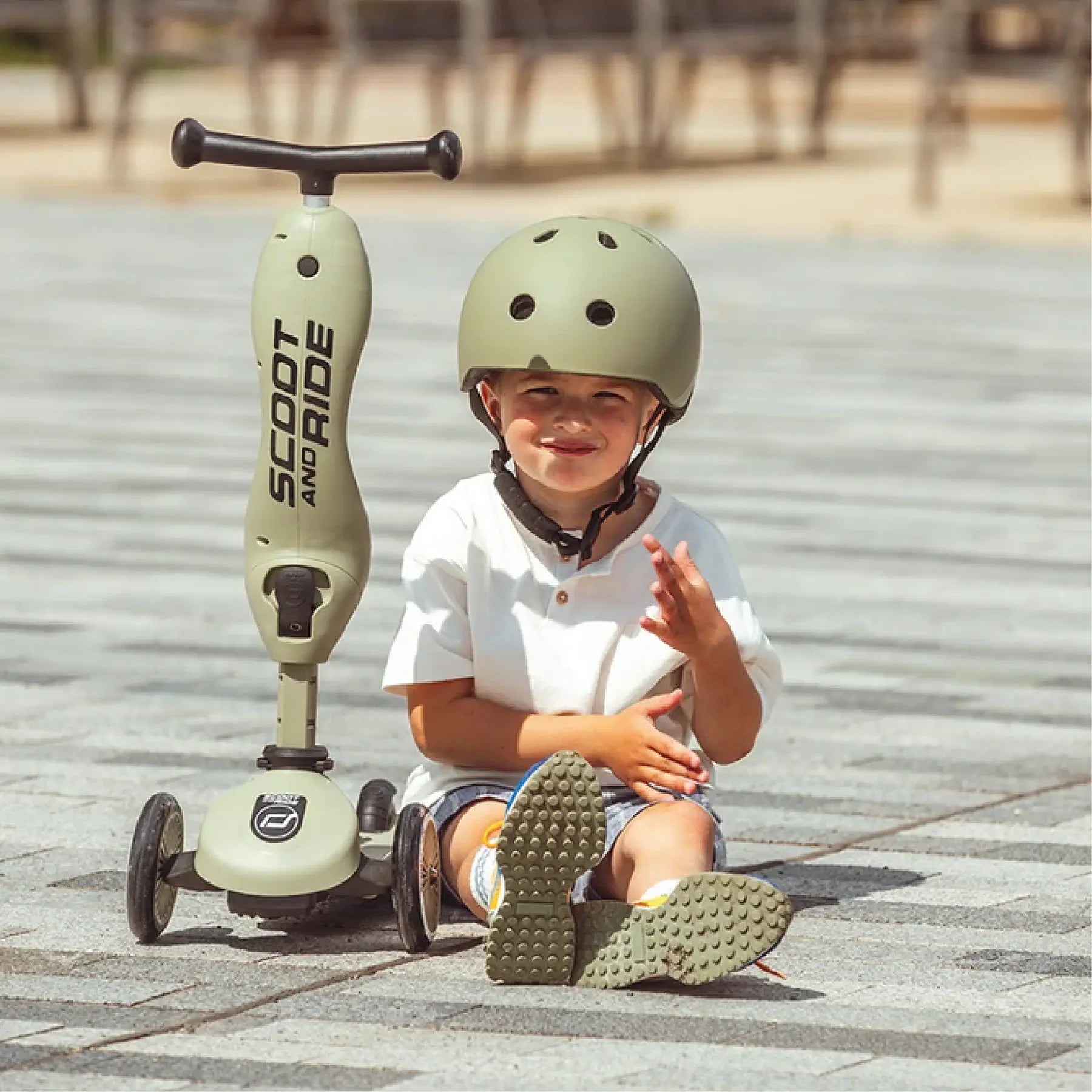 Scoot and Ride Highwaykick 1 - Olive