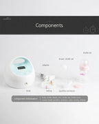 Spectra S1 Plus™ Premier Rechargeable Double Electric Breast Pump-With Hospital Grade Adjustable Suction (270 mmHg)-Versatile Single or Double Pumping-Upto 3 Hours Battery Life-Advance Massage & Expression Modes-Milk Expression Pump