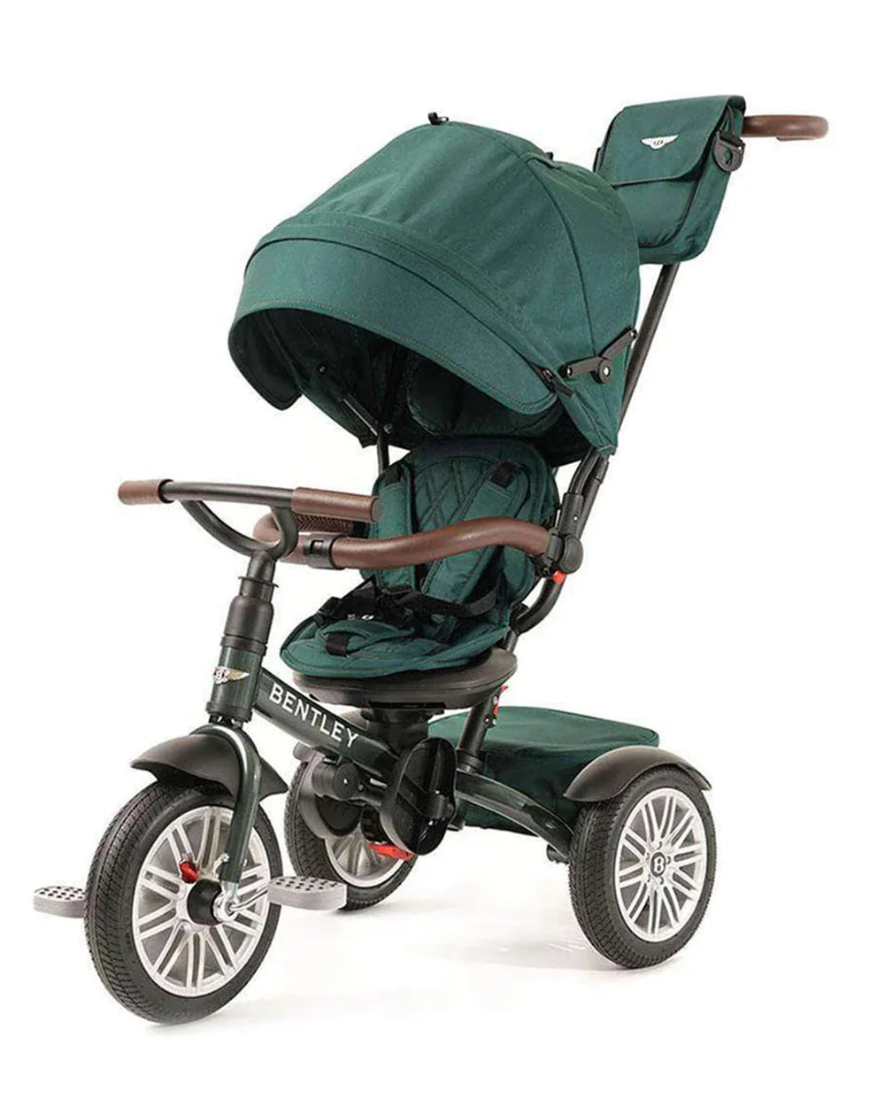 Bentley 6 in 1 Baby Stroller-Rotating Seat-Bentley Bag Included-6M to 5Y-Spruce Green
