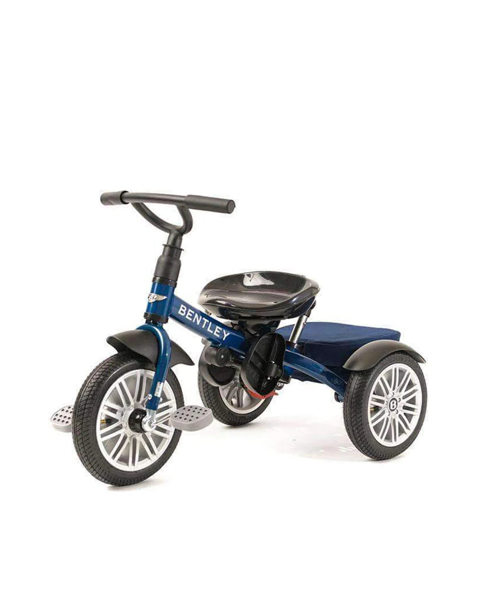 Bentley 6-in-1 Baby Stroller-Bentley Continental GT Speed Replica Wheel-Rotating Seat-With Bentley Bag-6M to 5Y-Sequin Blue