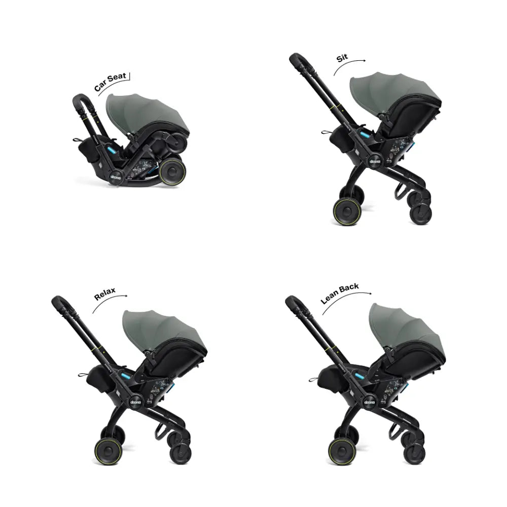 Doona X Infant Car Seat & Stroller -Slate Green