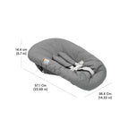 Stokke Tripp Trapp Oak Wood High Chair with Anthracite Newborn Set - Adjustable Wooden Highchair for Baby, Includes Newborn Seat with 5-Point Harness (Birth to 9 Months) & Ergonomic Chair for Babies to Adults, Timeless Scandinavian Design brown