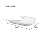 Stokke Tray – Attachable Tray for Tripp Trapp Chair with Baby Set, BPA-Free, Dishwasher Safe, Easy to Clean, Quick-Attach, Suitable for Babies & Toddlers 6–36 Months