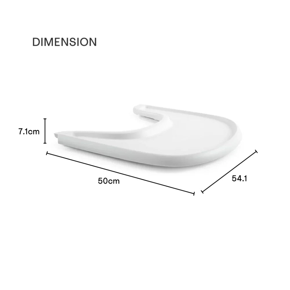Stokke Tray – Attachable Tray for Tripp Trapp Chair with Baby Set, BPA-Free, Dishwasher Safe, Easy to Clean, Quick-Attach, Suitable for Babies & Toddlers 6–36 Months