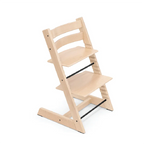 Stokke Tripp Trapp Highchair with Baby Set & Harness - Adjustable Wooden Highchair for Baby & Toddler, Includes Baby Set & 5-Point Safety Harness (6 Months to 3 Years), Ergonomic Chair for Babies to Adults, Timeless Scandinavian Design- Natural