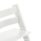 Stokke Tripp Trapp Highchair for Life - Adjustable Wooden Highchair for Baby, Toddlers & Adults,Ergonomic Seat with Posture Support,Timeless Scandinavian Design,Durable Solid Wood,Perfect for Mealtime & Family Dinner,Max Weight Limit Upto 136kg white
