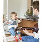 Stokke Tripp Trapp Highchair for Life - Adjustable Wooden Highchair for Baby, Toddlers & Adults,Ergonomic Seat with Posture Support,Timeless Scandinavian Design,Durable Solid Wood,Perfect for Mealtime & Family Dinner,Max Weight Limit Upto 136kg white