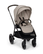 Nuna TRIV LX Baby Stroller--All Terrain Big Rear Wheels-Reversible & Near Flat Reclining Seat-One Hand Fold-2 Years Warranty-For 0 to 4 Years (Upto 22 Kg)-Chateau