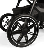 Nuna TRIV LX Baby Stroller-All Terrain Big Rear Wheels-Reversible & Near Flat Reclining Seat-One Hand Fold-2 Years Warranty-For 0 to 4 Years (Upto 22 Kg)-Caviar