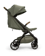 Nuna TRVL LX Cabin Friendly Baby Stroller-With Cup Holder-One Hand Fold-Big Rear Wheels-Car Seat Compatible-Includes Rain Cover & Travel Bag-2 Years Warranty-Pram for 0 to 4Y (Upto 22Kg)-Pine