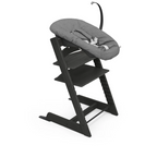 Stokke Tripp Trapp Newborn Set – Converts Tripp Trapp Chair into Infant Highchair from Birth, 5-Point Safety Harness with Soft Shoulder Pads, Angle Adjustable with One-Hand Trigger, Suitable for Newborns up to 9 kg-Anthracite