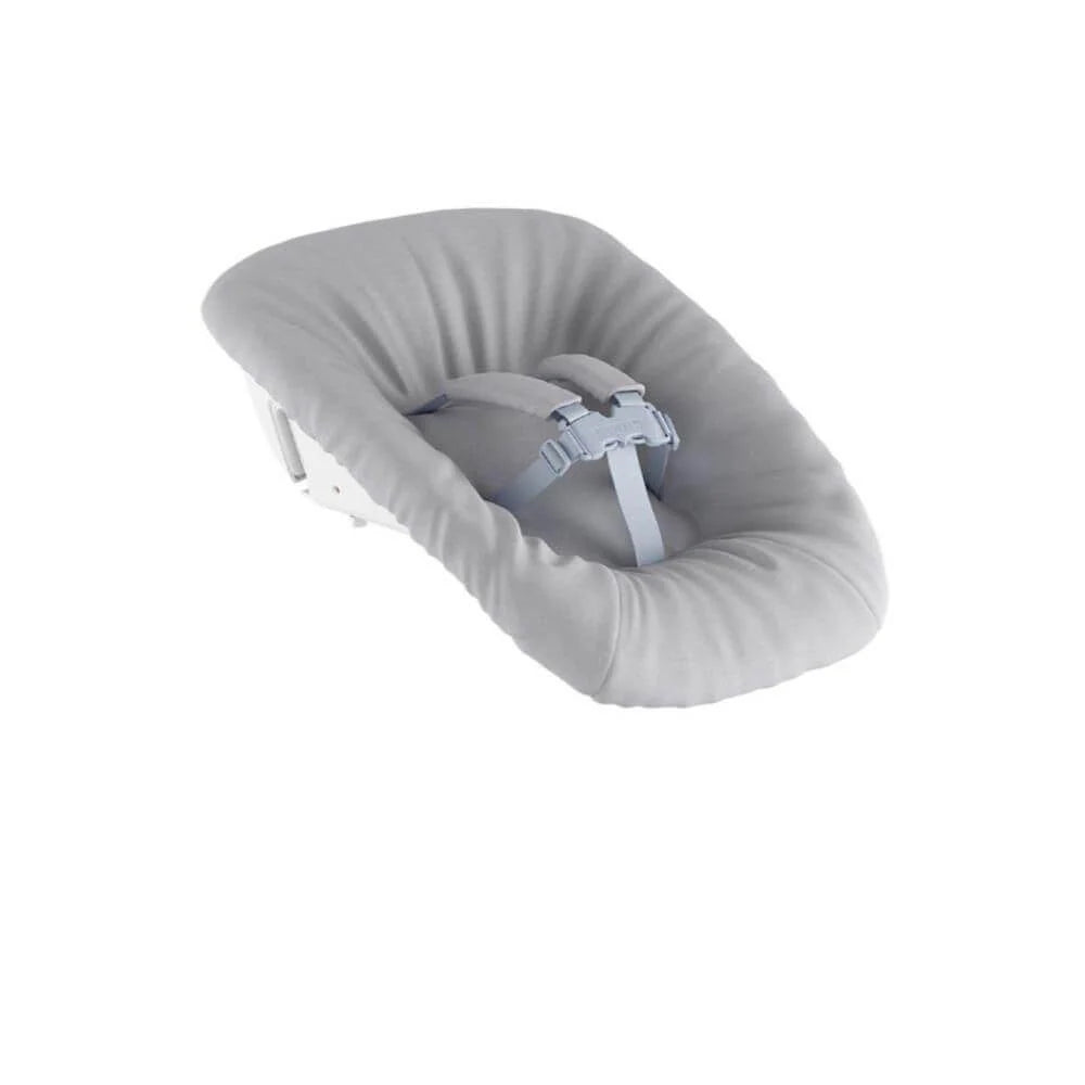Stokke Tripp Trapp Newborn Set – Converts Tripp Trapp Chair into Infant Highchair from Birth, 5-Point Safety Harness with Soft Shoulder Pads, Angle Adjustable with One-Hand Trigger, Suitable for Newborns up to 9 kg-grey