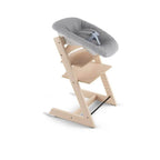 Stokke Tripp Trapp Newborn Set – Converts Tripp Trapp Chair into Infant Highchair from Birth, 5-Point Safety Harness with Soft Shoulder Pads, Angle Adjustable with One-Hand Trigger, Suitable for Newborns up to 9 kg-grey